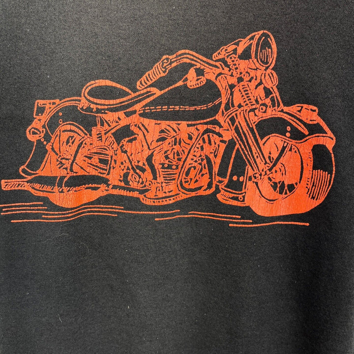 Vintage Rocky Point Harley Davidson Motorcycles Black Sweatshirt Size M