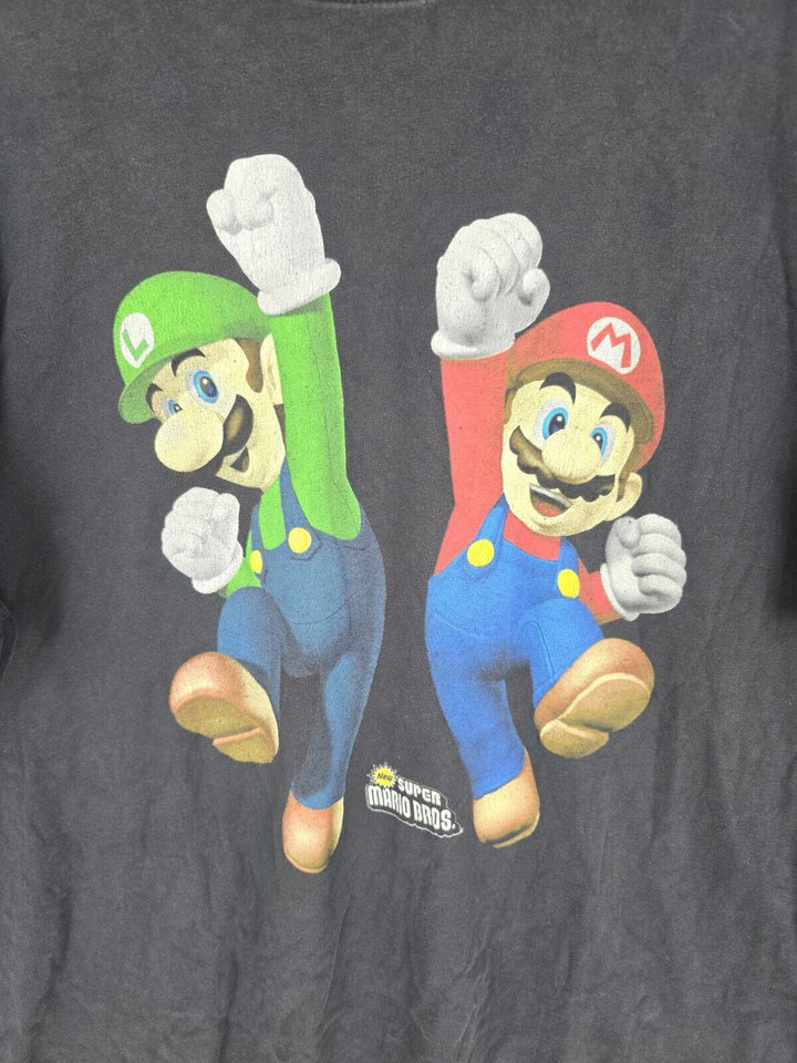 Vintage Super Mario Bros Mario & Luigi Graphic Tee | Size XL | Novel Teez