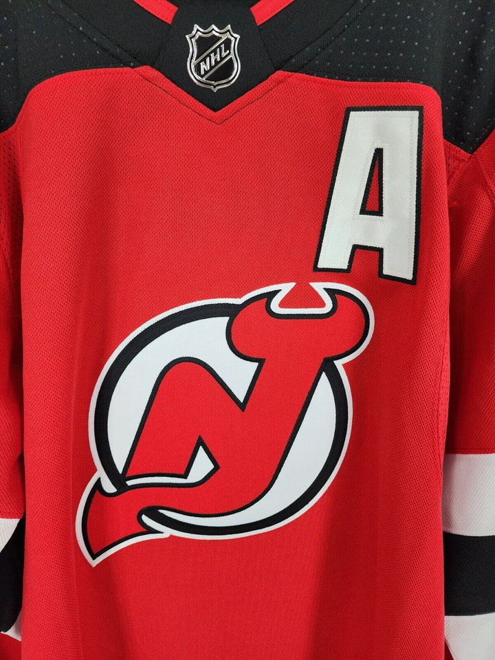 New Jersey Devils Adidas Red NJ Home Jersey Hall Men’s 46 Small NWT