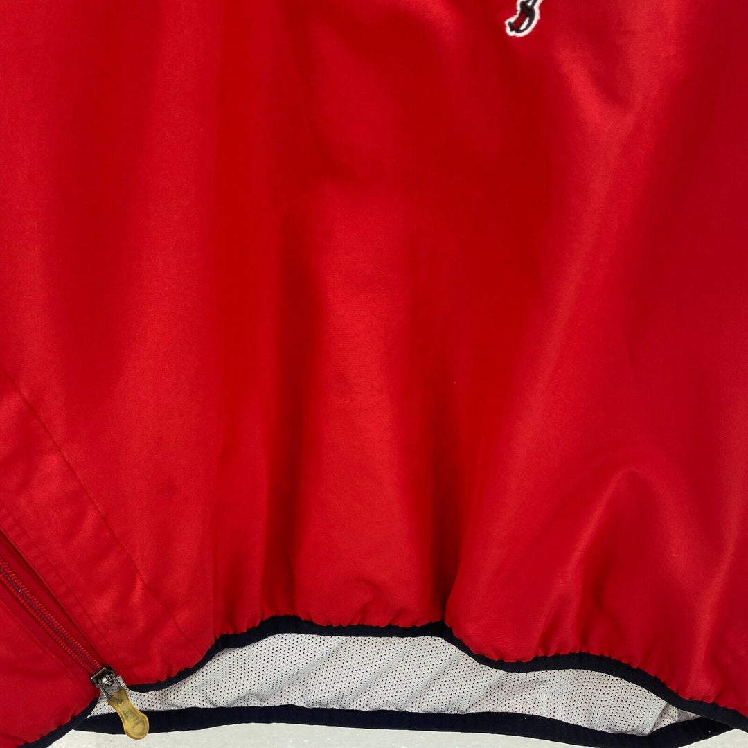 Vintage Reebok Tampa Bay Buccaneers NFL Red Quarter Zip Size L