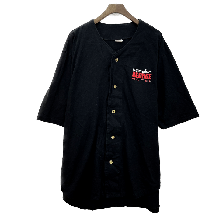 Royal George Hotel Button Up Blues Black T-shirt Size XL