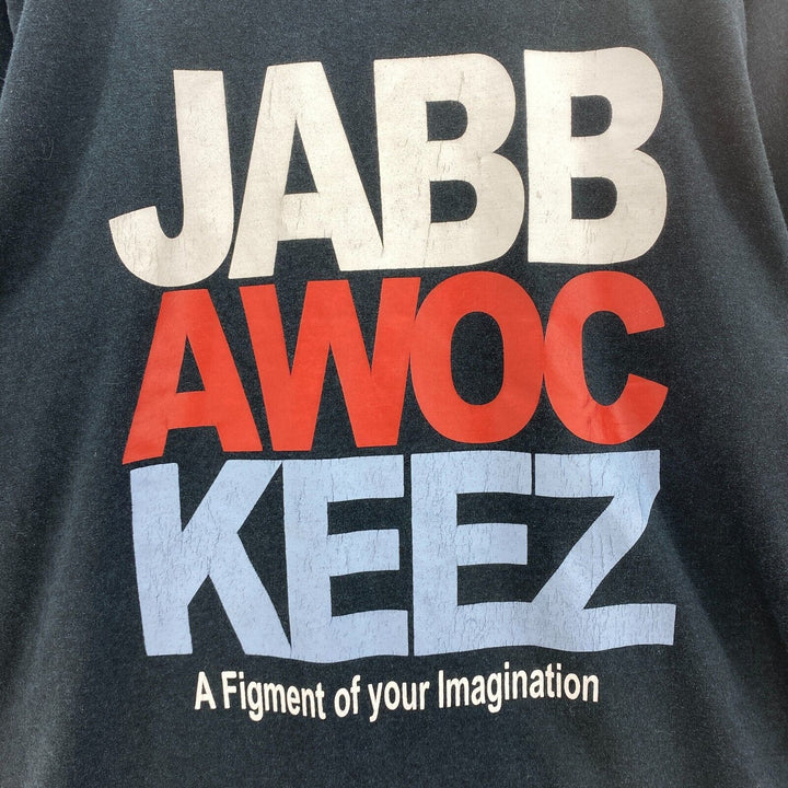 Vintage Jabb Awoc Keez Imagination Black T-shirt Size L