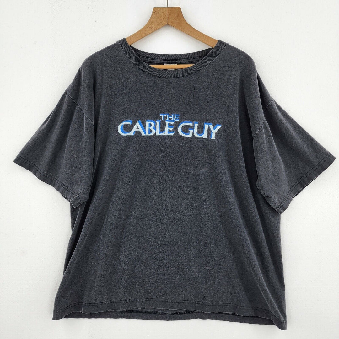 The Cable Guy 1996 Comedy Vintage Black T-shirt Size XL