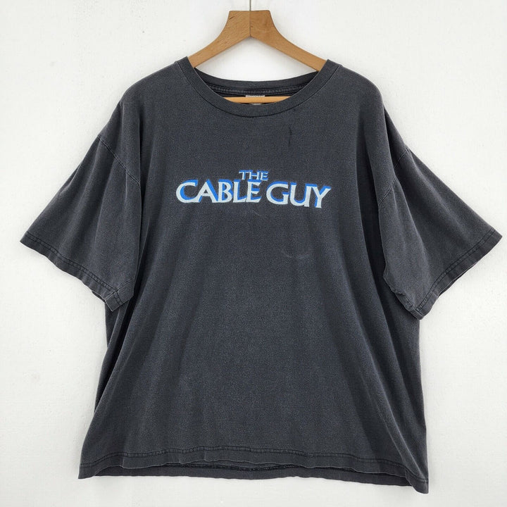 The Cable Guy 1996 Comedy Vintage Black T-shirt Size XL