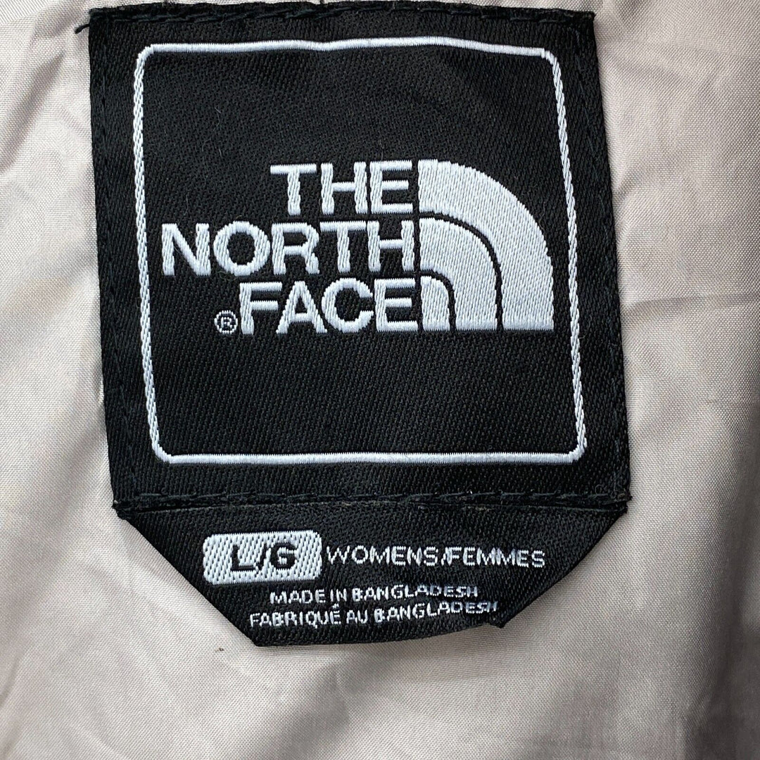 Vintage The North Face Full Zip White Puffer Vest Jacket Size L Women's