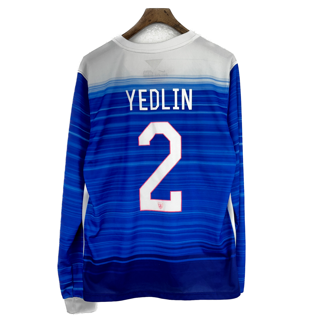 DeANDRE YEDLIN #2 USMNT 2015 US USA NATIONAL SOCCER TEAM NIKE JERSEY WOMEN Sz M