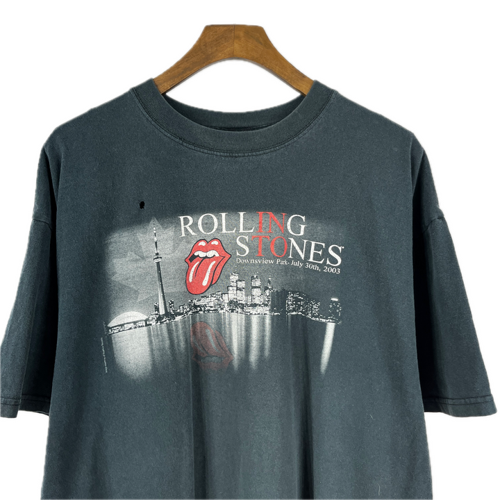 RARE Rolling Stones Original T-Shirt Downsview Park Toronto Canada 2003 Size XL