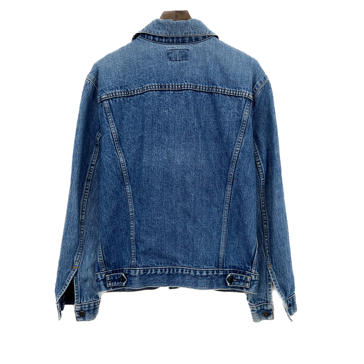 Vintage Levi's Button Up Trucker Medium Wash Blue Denim Jacket Size 40