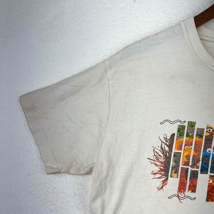 Sesame Street Kith Jim Henson White T-shirt Size S Single Stitch