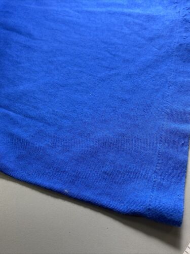 Vintage Quebec Nordiques NHL 1993 Blue T-shirt Size S Single Stitch