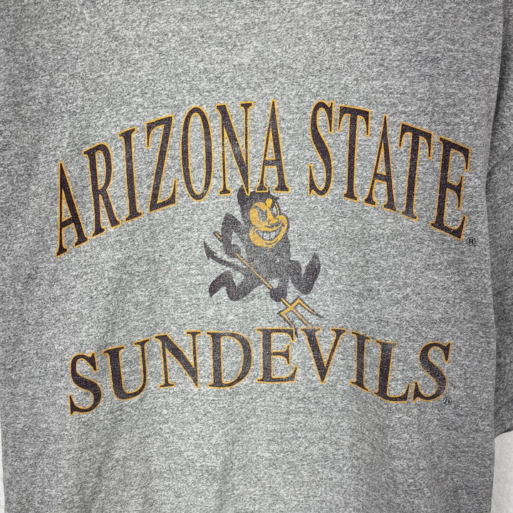 Vintage Arizona State Sundevils NCAA Gray T-shirt Size XL Single Stitch