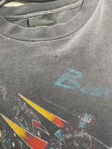Vintage Video Game Graphic Print 82 McGill Black T-shirt Size S