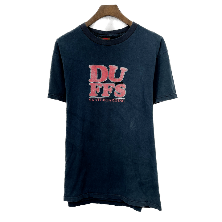 Vintage Duffs Skateboarding Black T-shirt Size M Tee