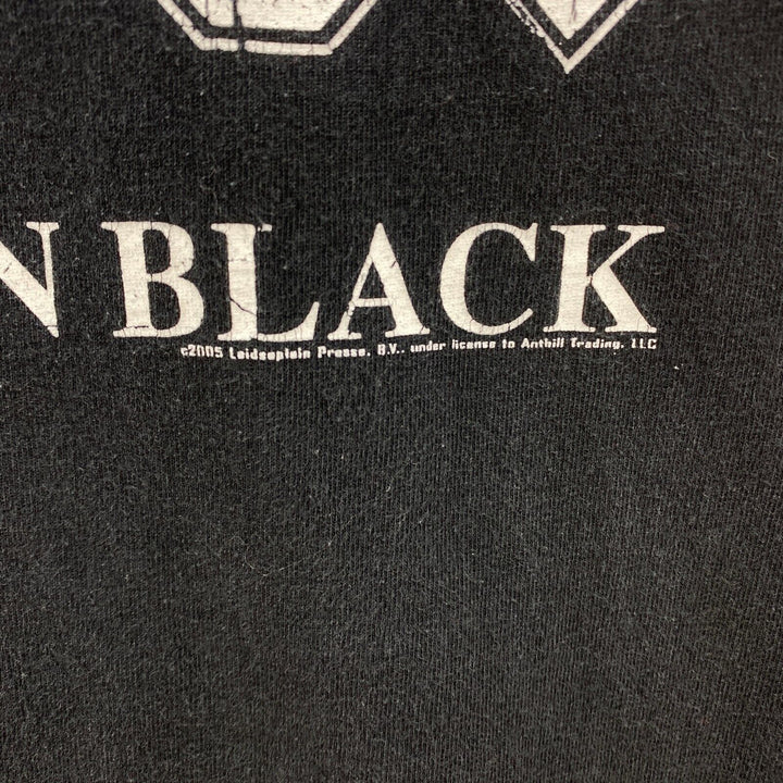 Vintage ACDC Back In Black 2005 Black T-shirt Size L Rock Band