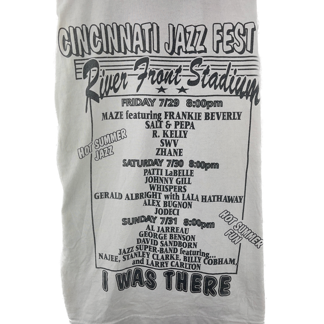 Vintage Cincinnati ‘96 JAZZ Salt-N-Pepa Rap T-shirt XL Rap Hip Hop Maze La Belle