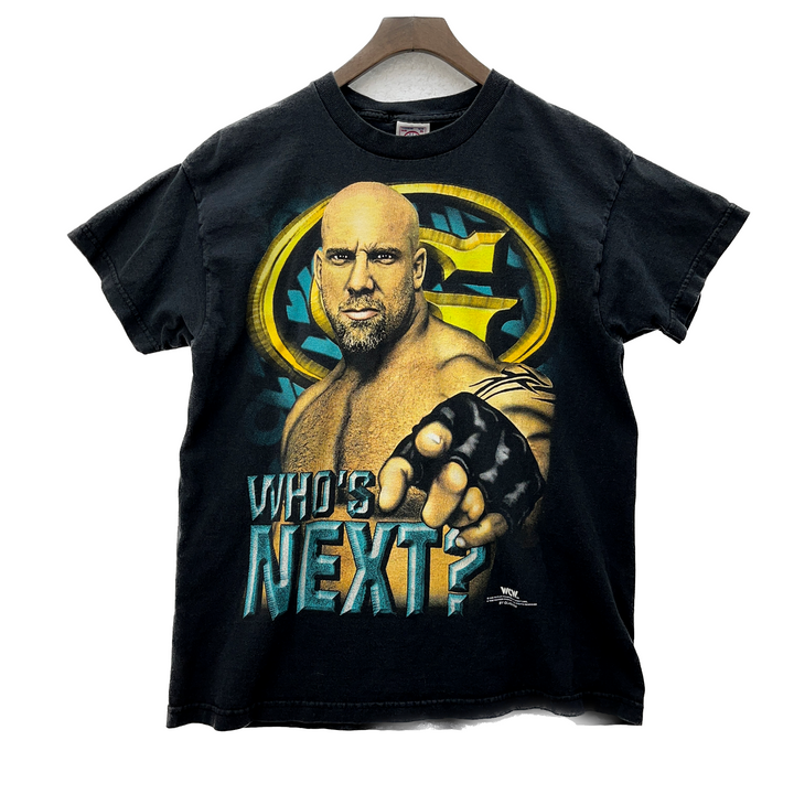 1998 WCW Goldberg Who's Next Wrestling Vintage T-shirt Size XL Black 90s