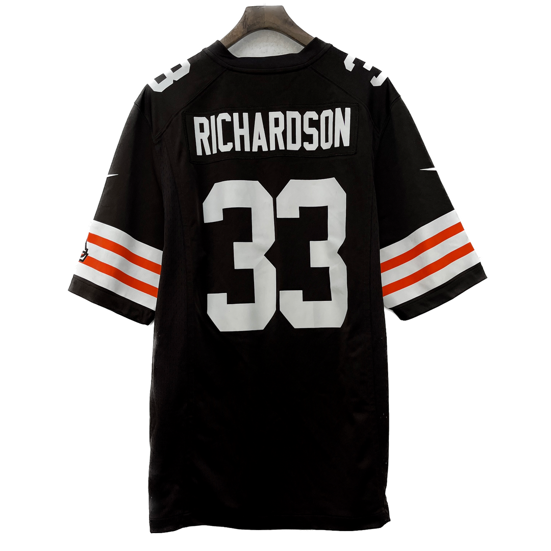 Vintage Nike Cleveland Browns NFL #33 Trent Richardson Brown Jersey Size M