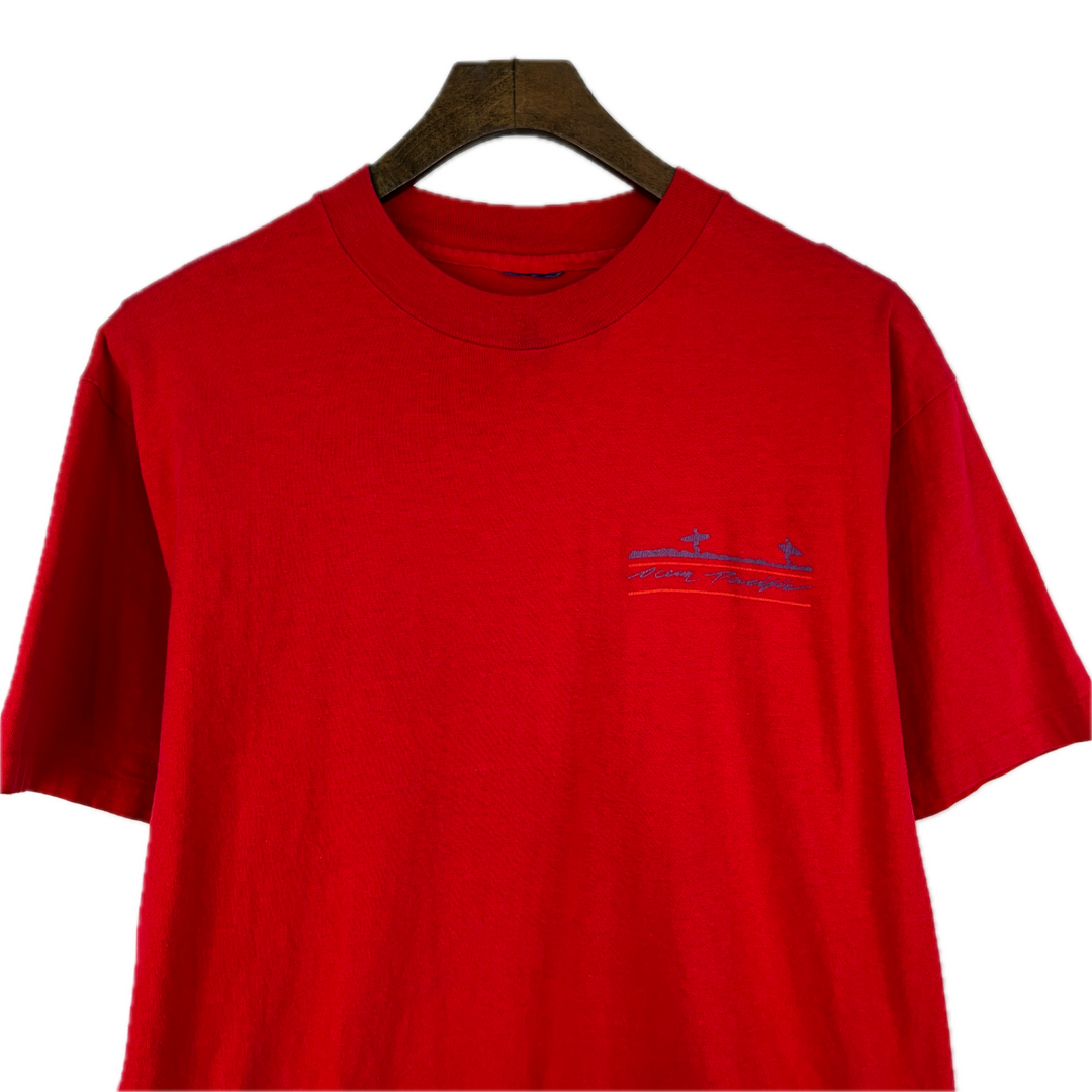 Vintage 1986 Ocean Pacific Surf T-shirt Red size M