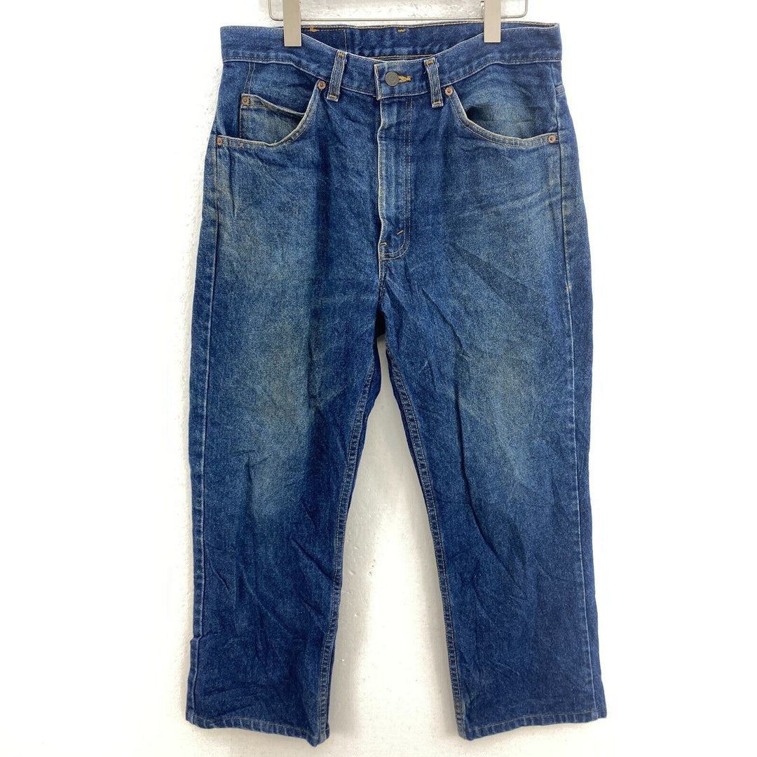 Levi Strauss Orange Tab Relaxed Fit Size 33 x 25 Dark Wash Blue Jeans