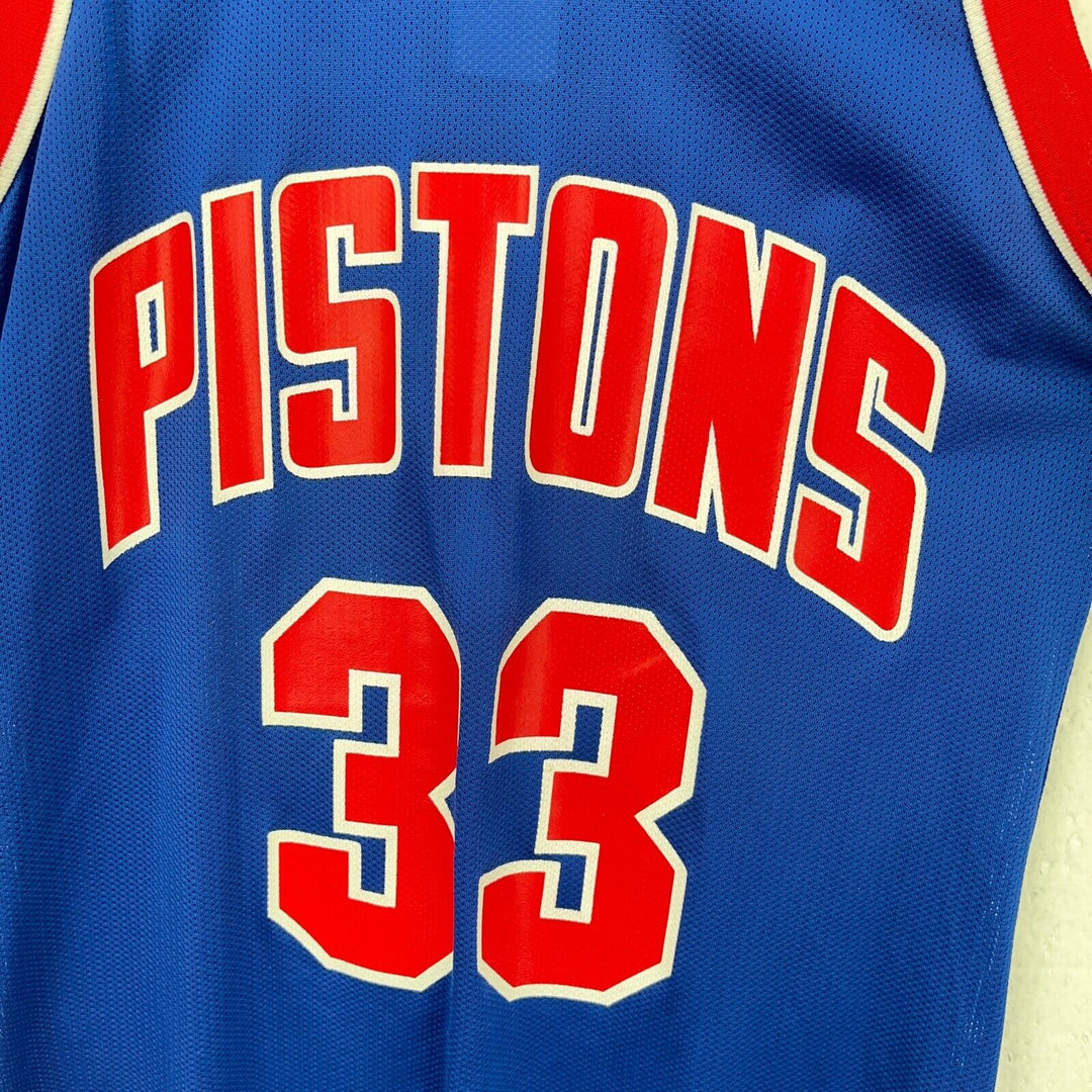 Vintage Detroit Pistons Grant Hill #33 Blue Jersey Women's Size 36