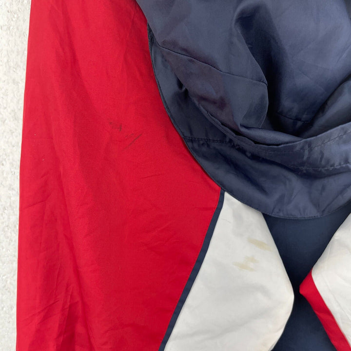 Vintage Tommy Hilfiger Embroidered Flag Logo Insulated Down Jacket 90s Size L