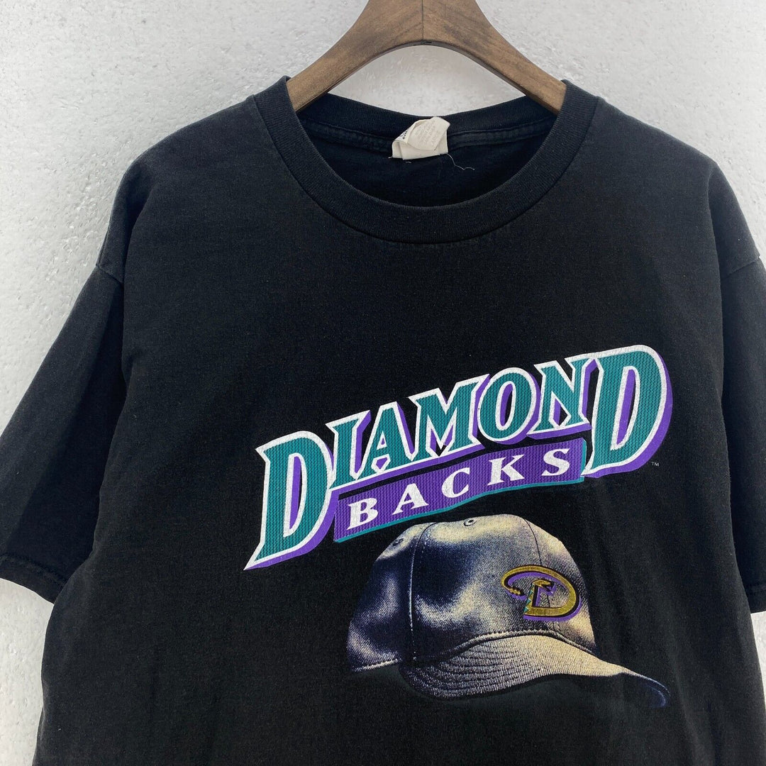 Vintage Arizona Diamondbacks MLB Lee Black T-shirt Size L Tee