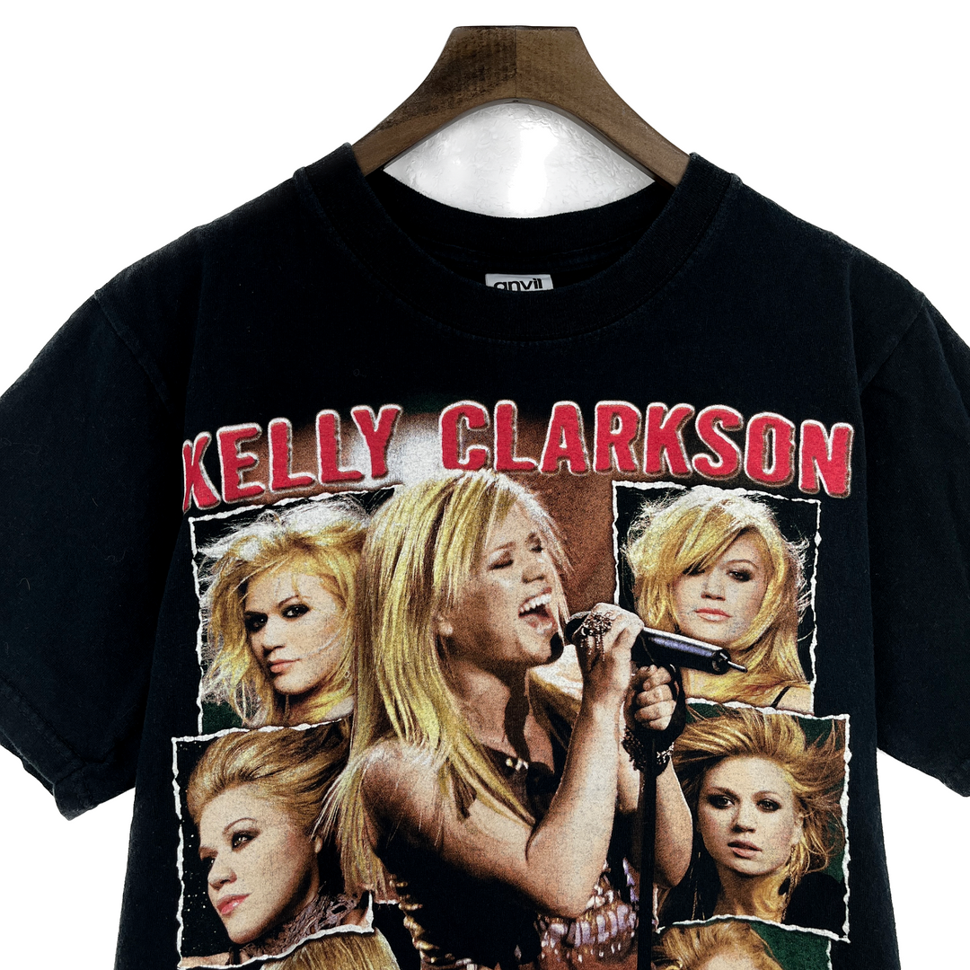 Vintage Kelly Clarkson Hazel Eyes Tour 2005 Black T-shirt Size S