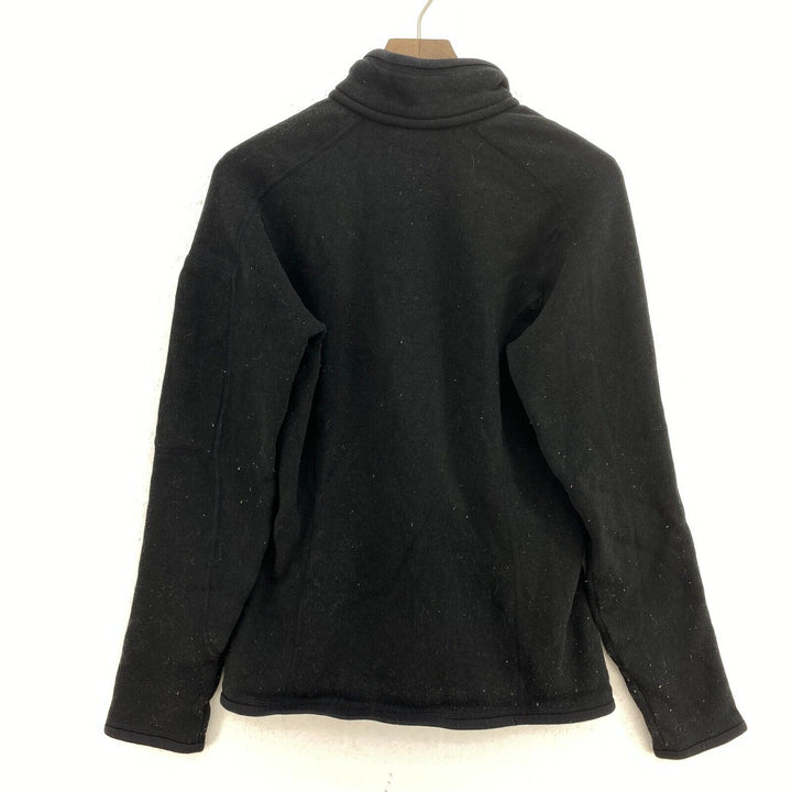 Vintage Patagonia Full Zip Black Fleece Jacket Size M Women's