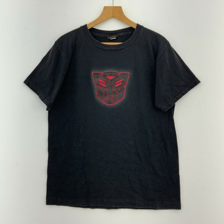 2004 Changes Transformers Autobot Logo Black T-shirt Size M