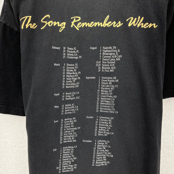 Vintage Trisha Yearwood American Country Singer Black T-shirt Size L