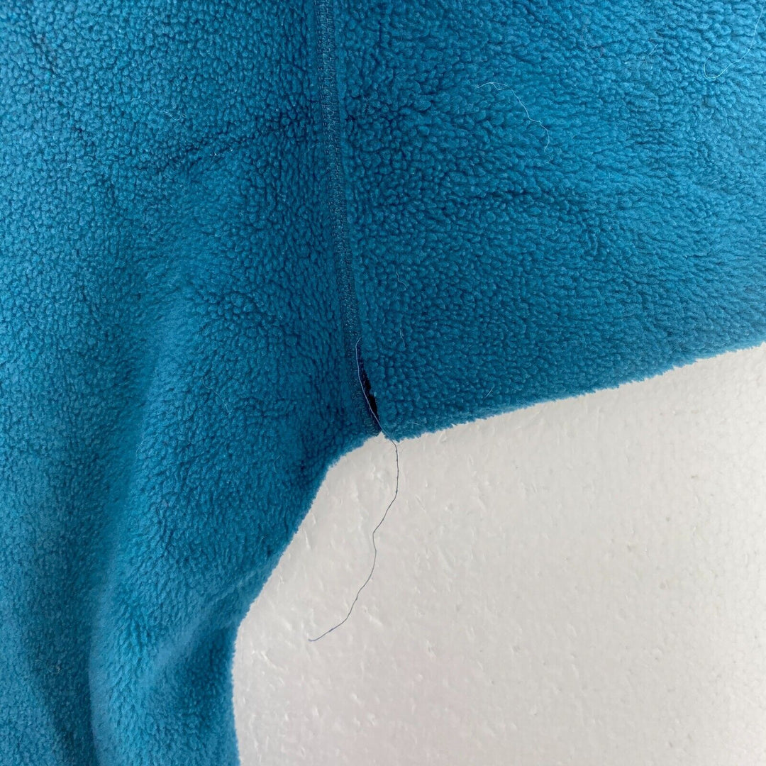 Vintage Patagonia Deep File Full Zip Fleece Jacket Size L Teal Green 90s