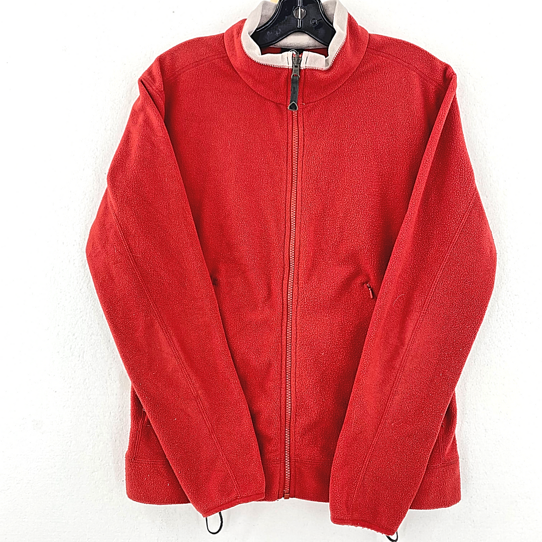 Nike ACG Vintage Fleece Jacket Full Zip Size L Thermal Fit Red