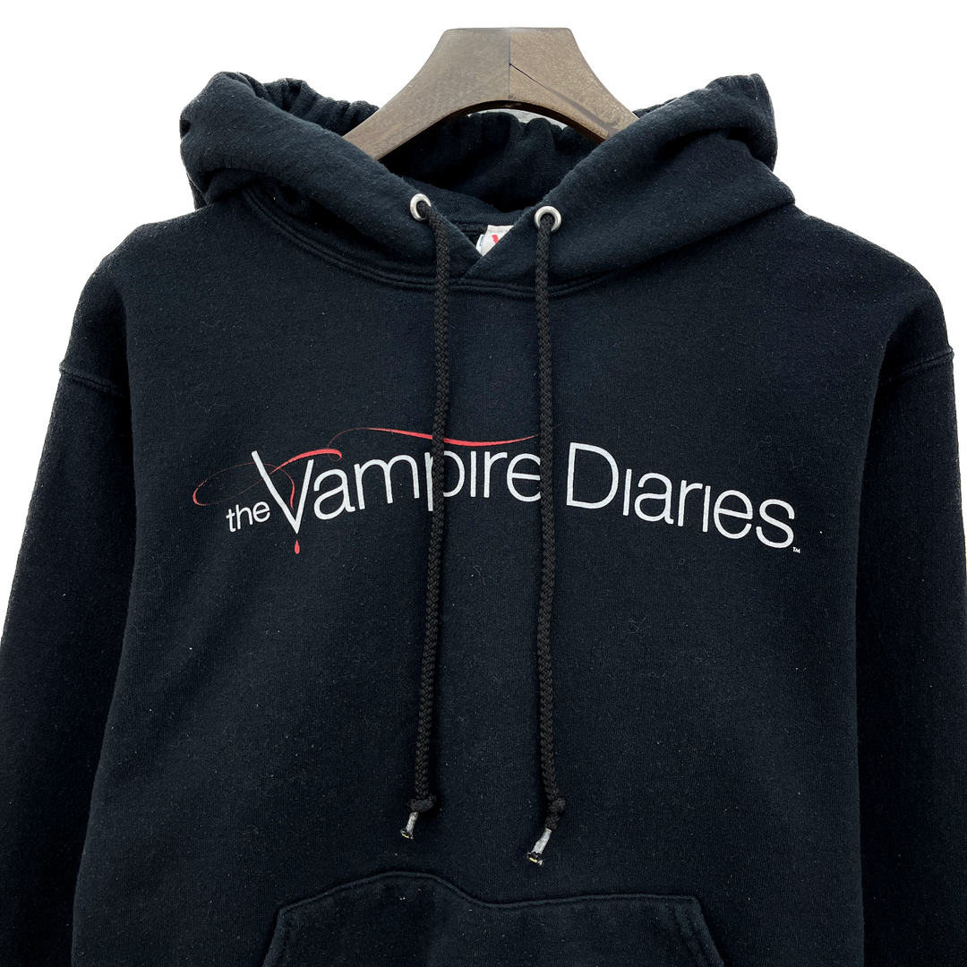 Vintage Vampire Diaries Black Hoodie Size S Pullover