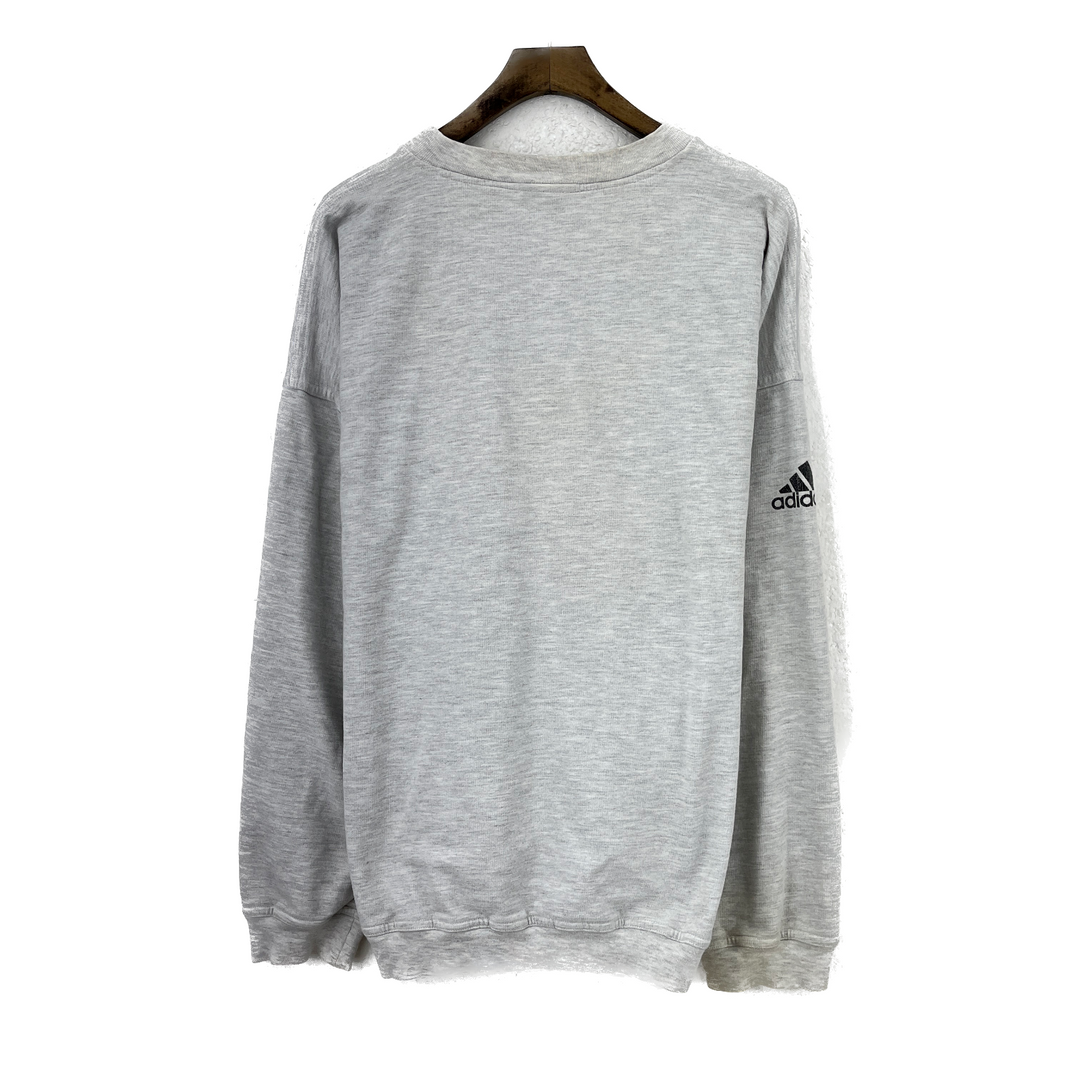 Vintage Bayer Leverkusen 1904 Adidas Gray Sweatshirt Size XL