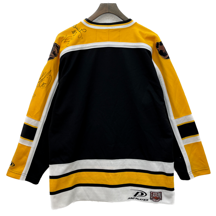 Signed Boston Bruins Pro Player Authentic Vintage Jersey Size L/XL Black NHL
