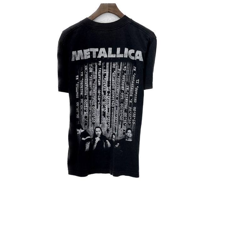 Vintage Metallica Band 1999 Black T-shirt Graphic Print Size M