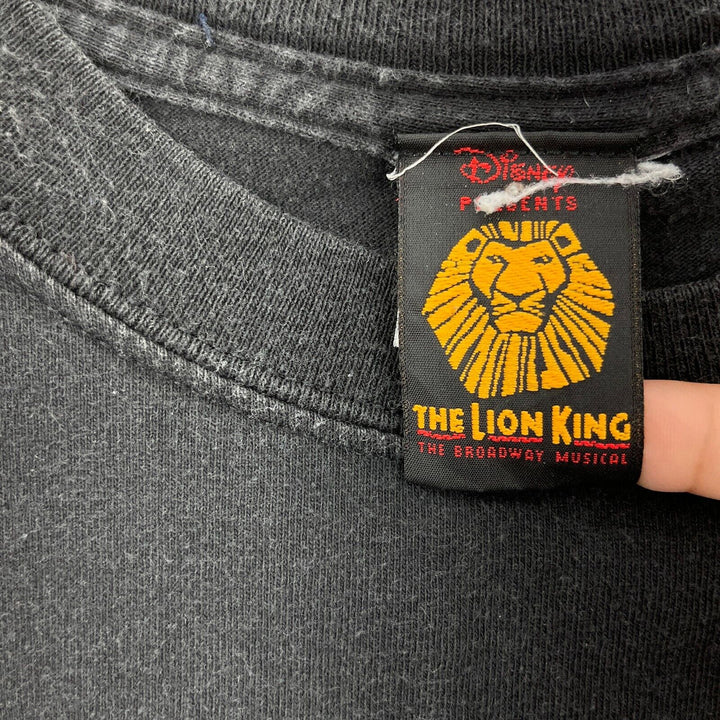 Vintage Disney The Lion King Black T-shirt Size L