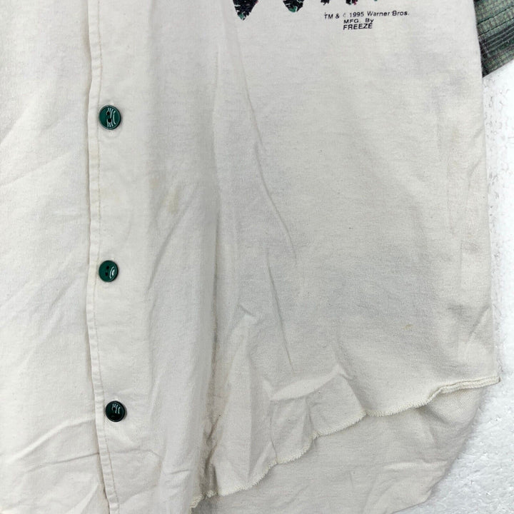 Vintage Anyone Can Win 1995 The Tasmanian Devil White Jersey T-shirt Size L