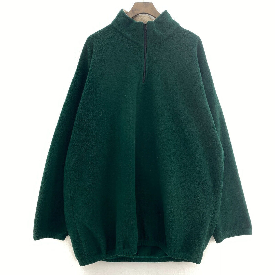 Nautica Competition Green Fleece Jacket Size XL Full Zip Up