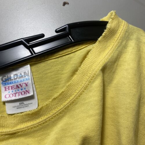 Vintage Italian Stallion Yellow T-shirt Size 2XL