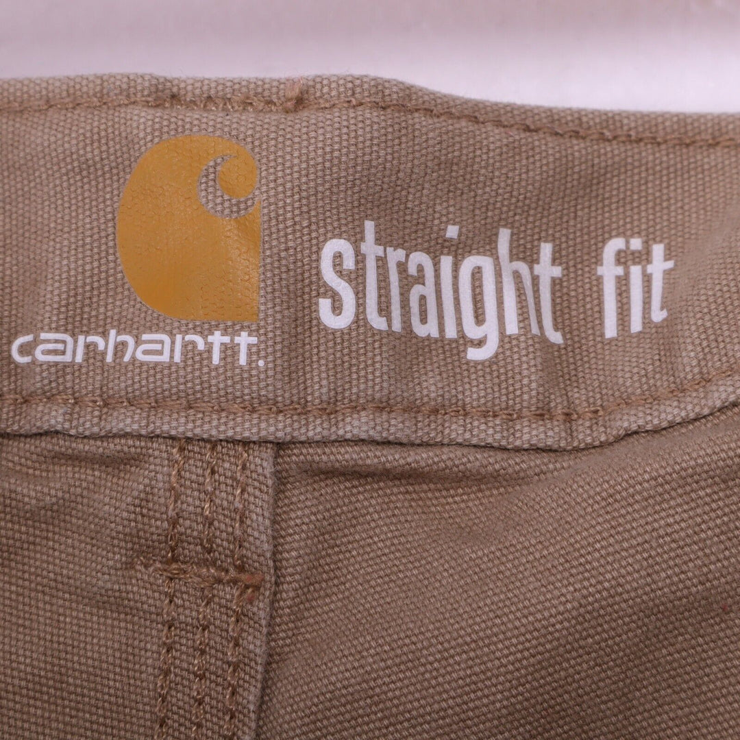 Carhartt Straight Fit Vintage Tan Pant Size 40x34