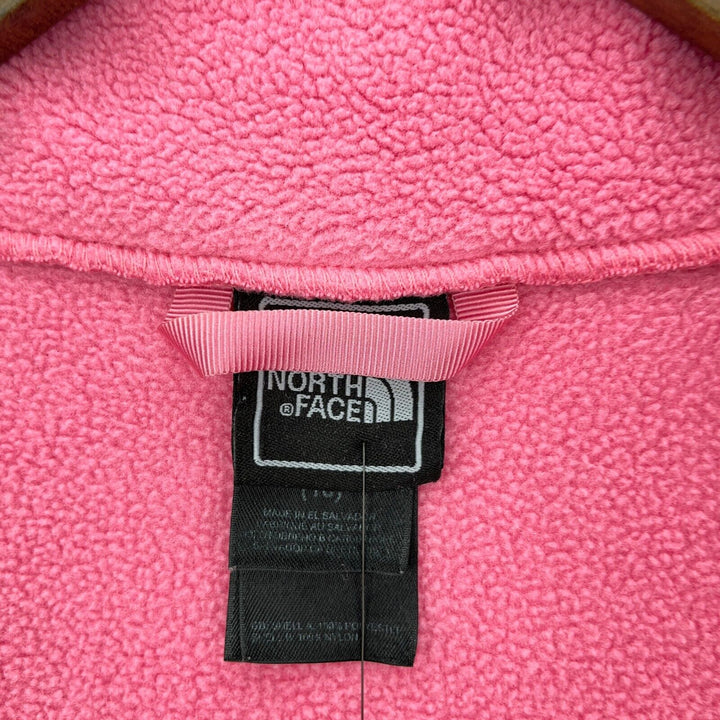 The North Face Polartec Denali Full Zip Pink Fleece Jacket Size XL Girl's