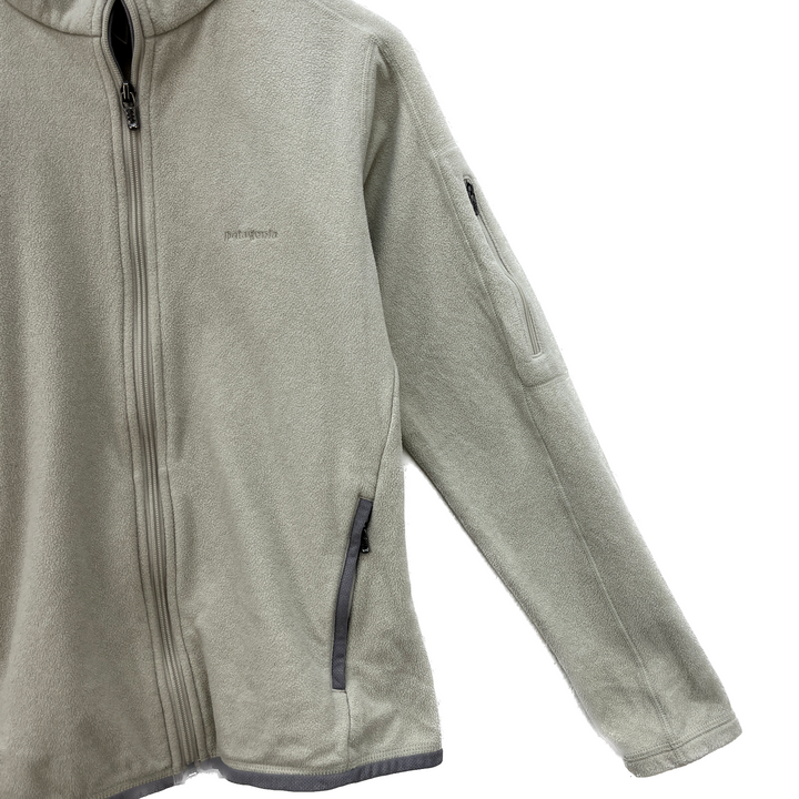 Patagonia Women's Aravis Full Zip Fleece Jacket Size S Beige