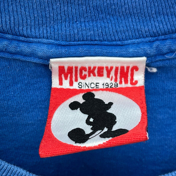 Vintage Pleasure Island Walt Disney Blue T-shirt Size L Single Stitch