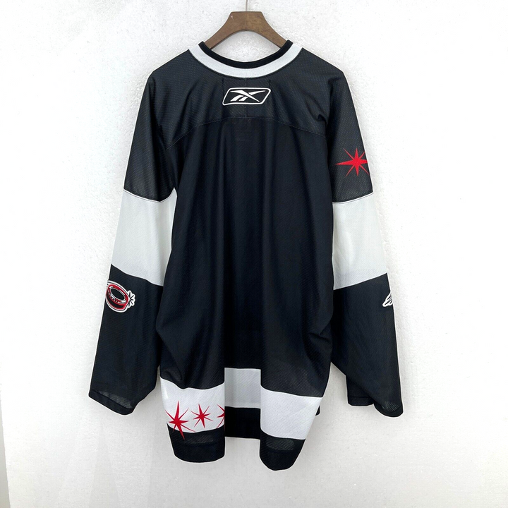 Reebok Las Vegas Wranglers ECHL Hockey Black Jersey Size 2XL