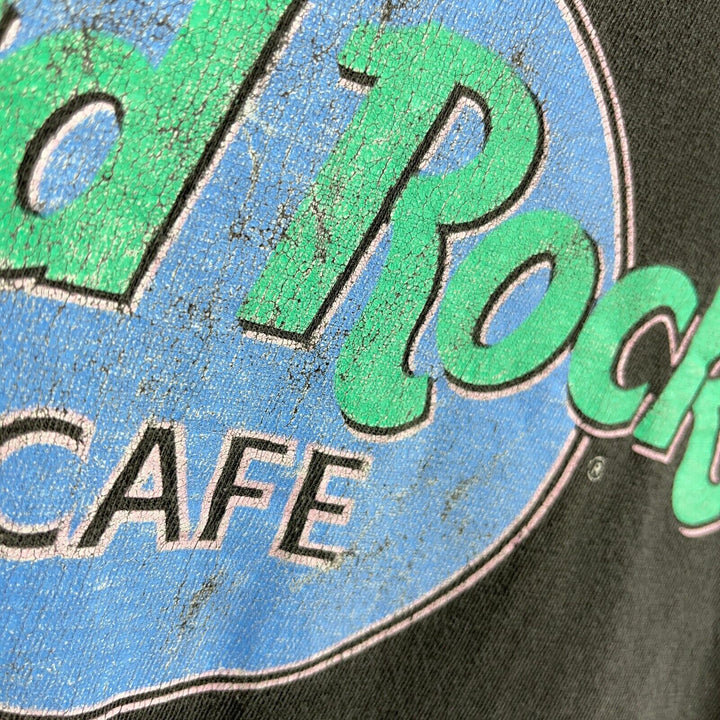 Vintage Hard Rock Cafe Orlando Black T-shirt Size L Single Stitch