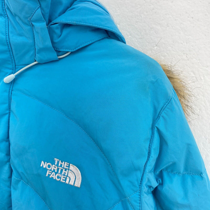 The North Face 600 Blue Puffer Full Zip Jacket Size M Women's