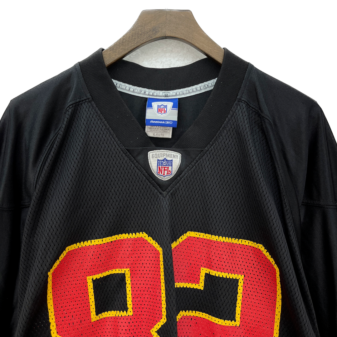 Vintage Mesh Kansas City NFL Dante Hall #82 Black Jersey Size XL