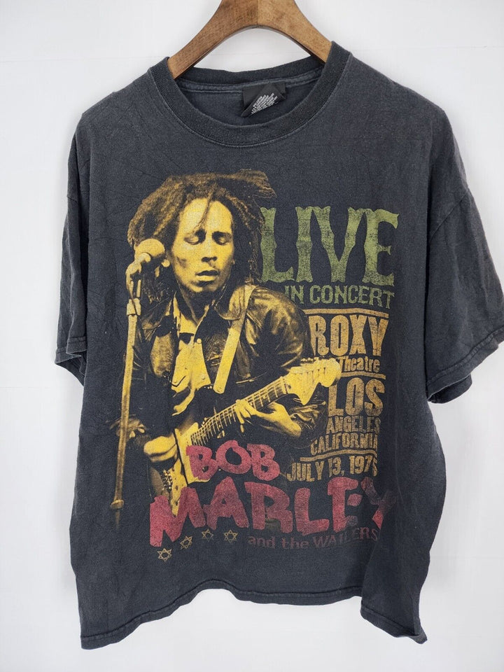 Bob Marley Wailers Live in Concert Roxy LA VTG 2003 Zion Band T-shirt L