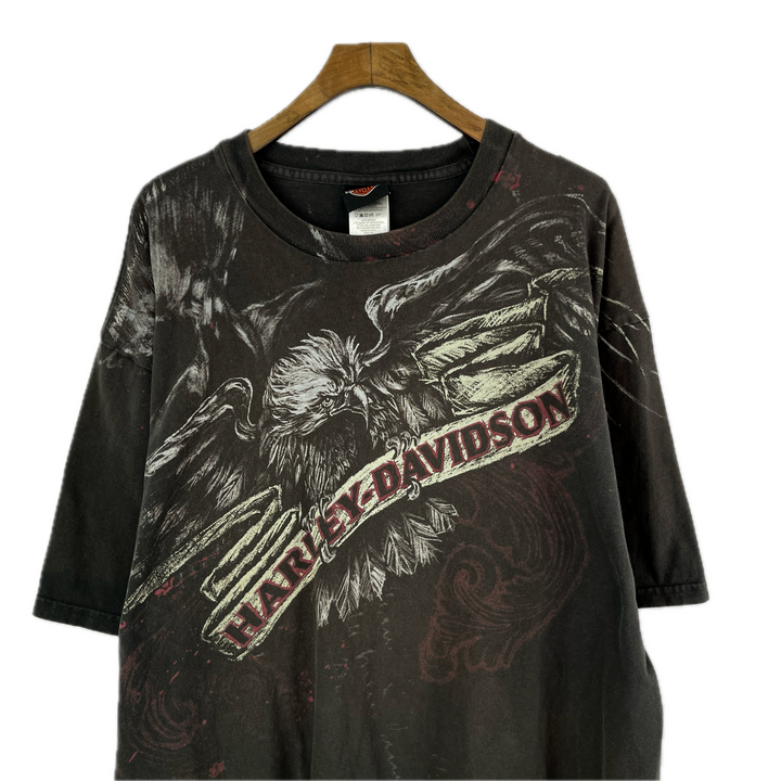 Harley Davidson Low Country Charleston Eagle T-Shirt 2XL USA Black